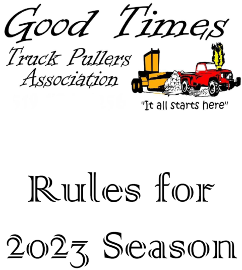 western wisconsin truck pullers rules and regulations